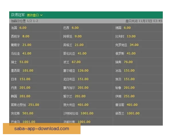 世界杯竞猜赔率对比指南洞察热门球队胜率与投注技巧解析